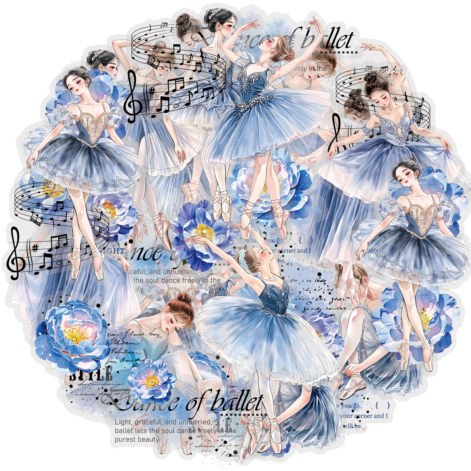 Japanese Lifestyle Home - Etori Life Japanese-Style Fresh Blue Ballet