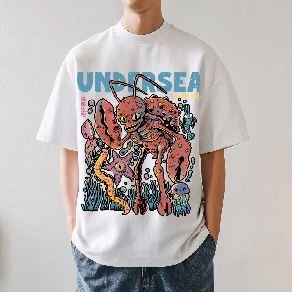 Undersea Alien Life Japanese S - Japanese Lifestyle Clothing บทวิจารณ์และราคา