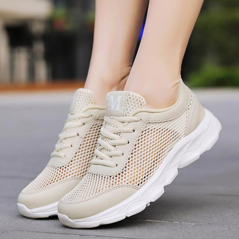 Summer Breathable Sneakers Wom - Japanese Lifestyle Store บทวิจารณ์และราคา
