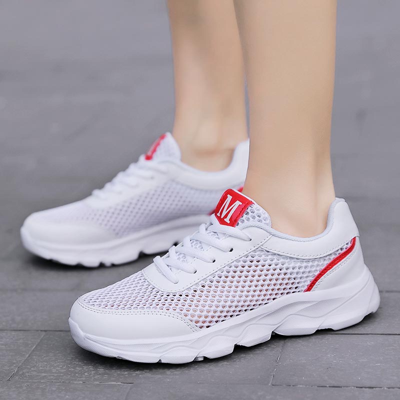 Summer Breathable Sneakers Wom - Japanese Lifestyle Store บทวิจารณ์และราคา