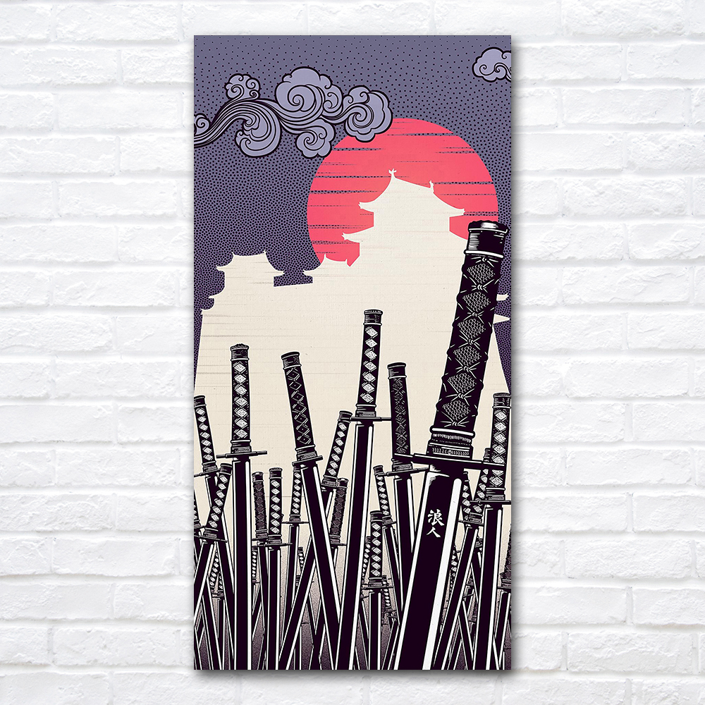 Japanese Katana Canvas Paintin - Japanese Lifestyle Home บทวิจารณ์และราคา
