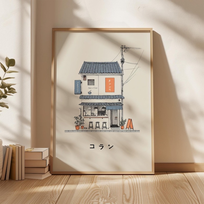 1pc Japanese Ramen Shop Canvas - Japanese Lifestyle บทวิจารณ์และราคา