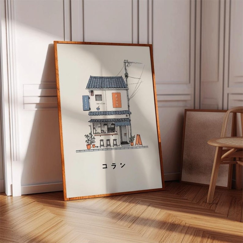 1pc Japanese Ramen Shop Canvas - Japanese Lifestyle บทวิจารณ์และราคา