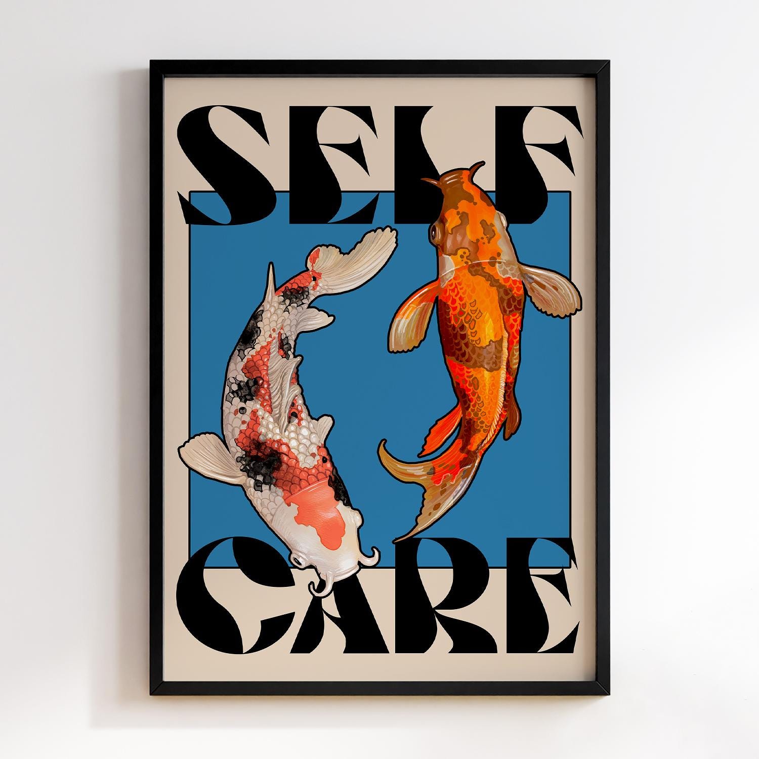 Japanese Red Koi Fish Canvas P - Japanese Lifestyle Home บทวิจารณ์และราคา