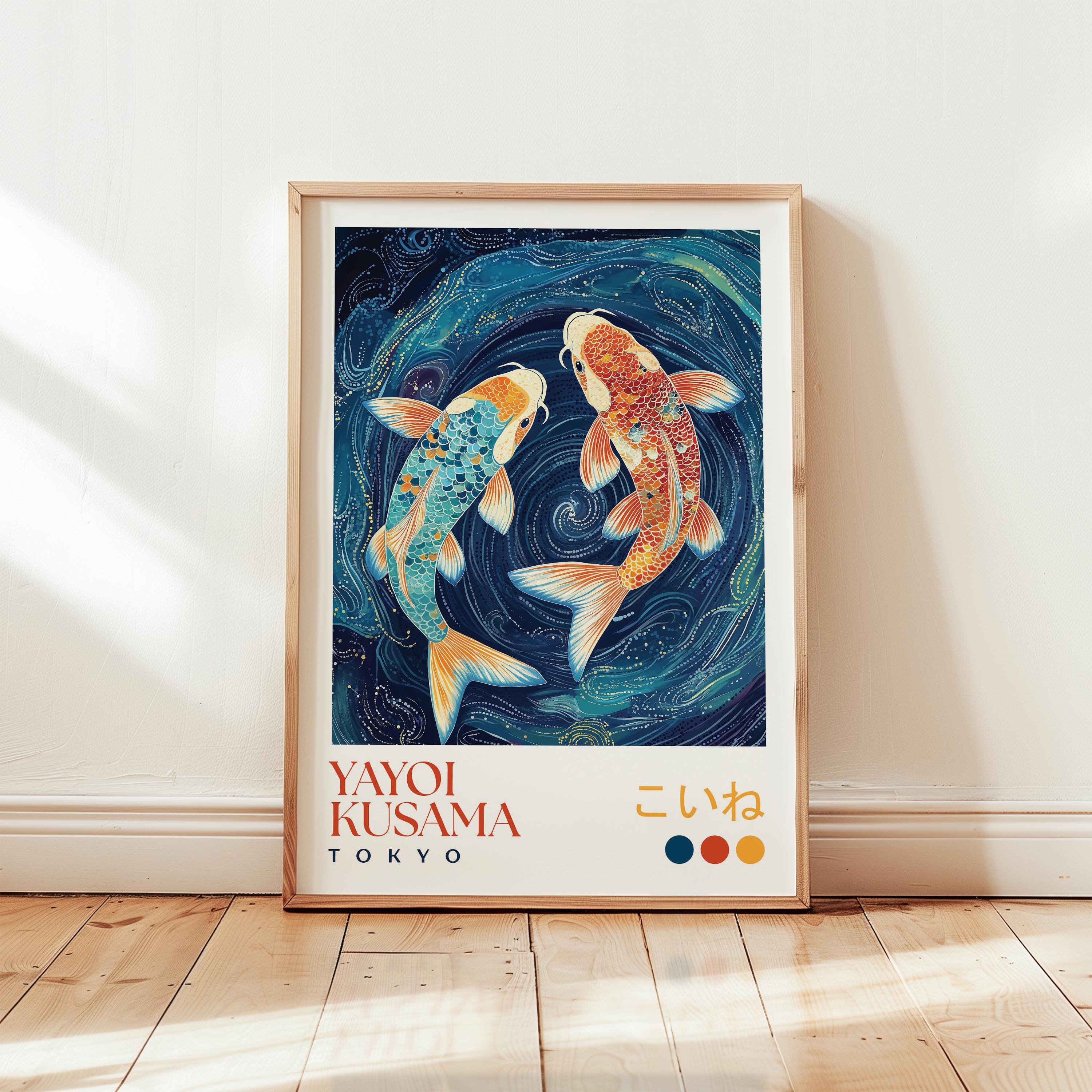 Japanese Red Koi Fish Canvas P - Japanese Lifestyle Home บทวิจารณ์และราคา