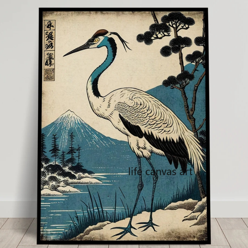 Vintage Japanese Style Ukiyo-e - Japanese Lifestyle Home บทวิจารณ์และราคา