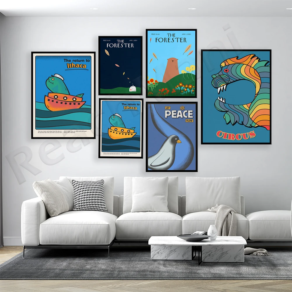 Japanese lion circus print, fi - Japanese Life Quotes บทวิจารณ์และราคา