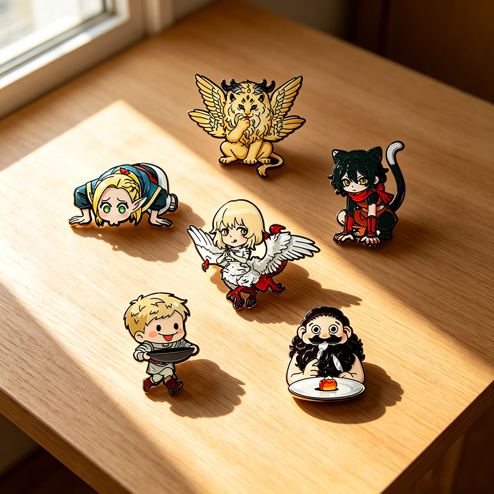 6pcs Japanese Anime Pin Badge  - Japanese Lifestyle บทวิจารณ์และราคา