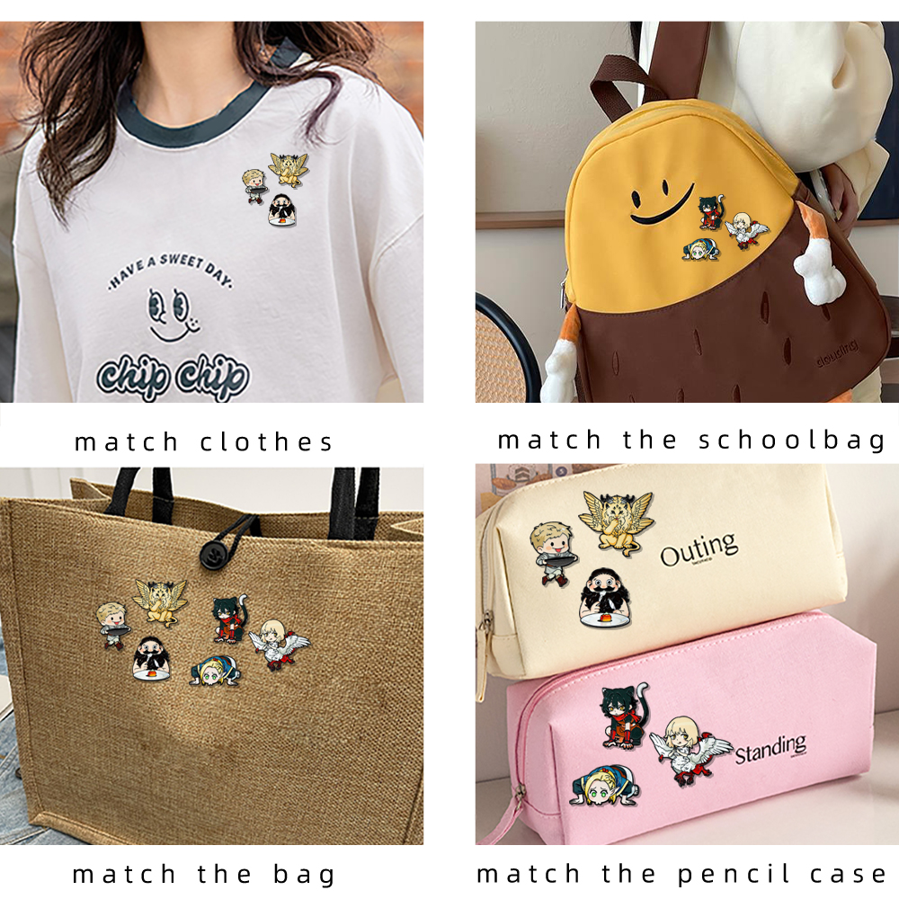 6pcs Japanese Anime Pin Badge  - Japanese Lifestyle บทวิจารณ์และราคา