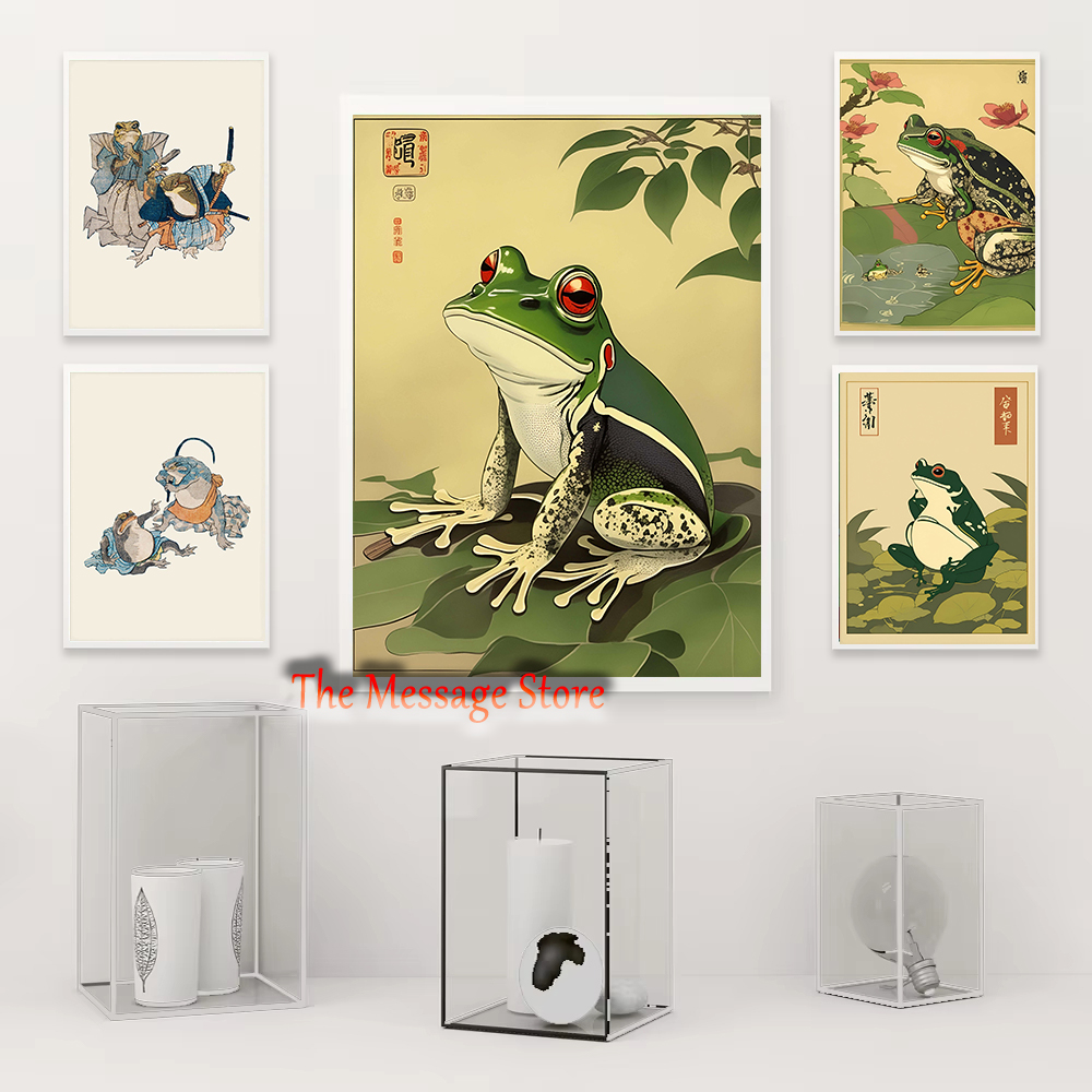 Japanese Frog Art Vintage Frog - Japanese Lifestyle Home บทวิจารณ์และราคา