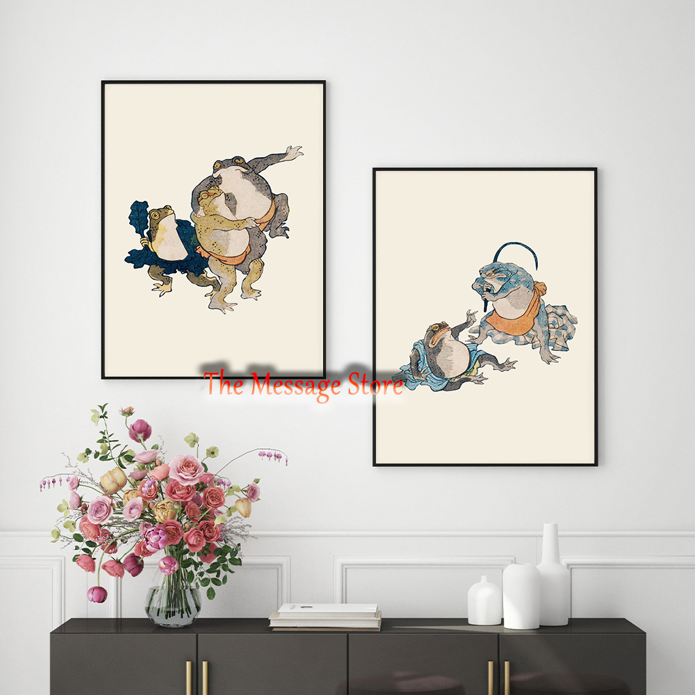 Japanese Frog Art Vintage Frog - Japanese Lifestyle Home บทวิจารณ์และราคา