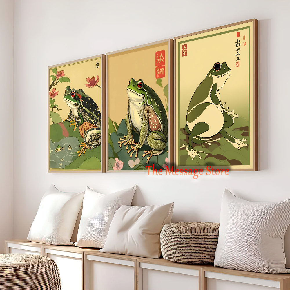 Japanese Frog Art Vintage Frog - Japanese Lifestyle Home บทวิจารณ์และราคา