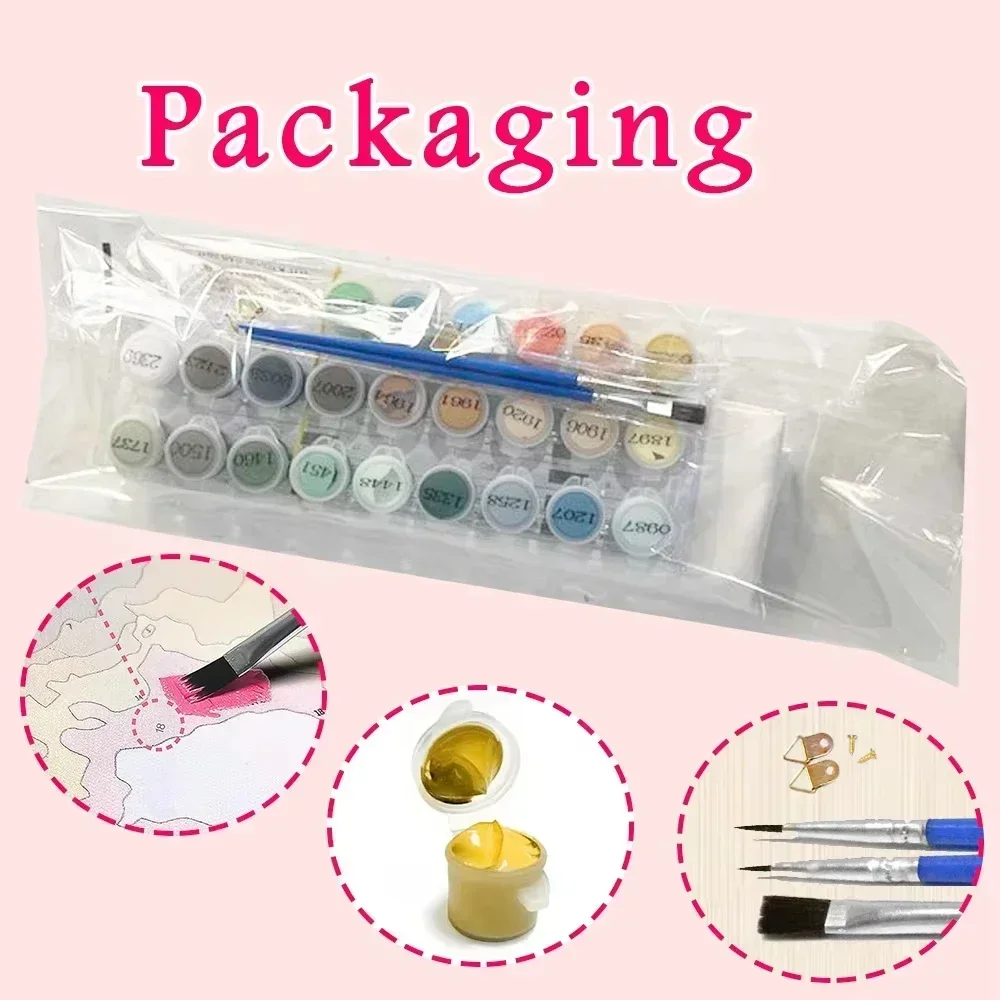  Oil Painting By Numbers kits  - Japanese Lifestyle Movie บทวิจารณ์และราคา