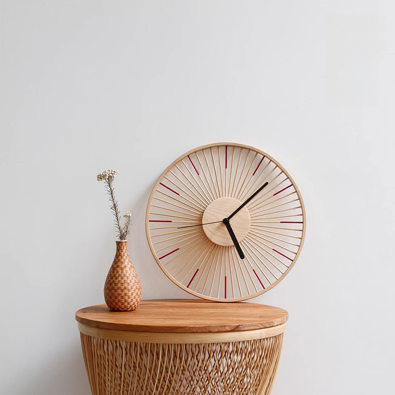 Japanese Simple Wall Clock Hig - Japanese Lifestyle Home บทวิจารณ์และราคา