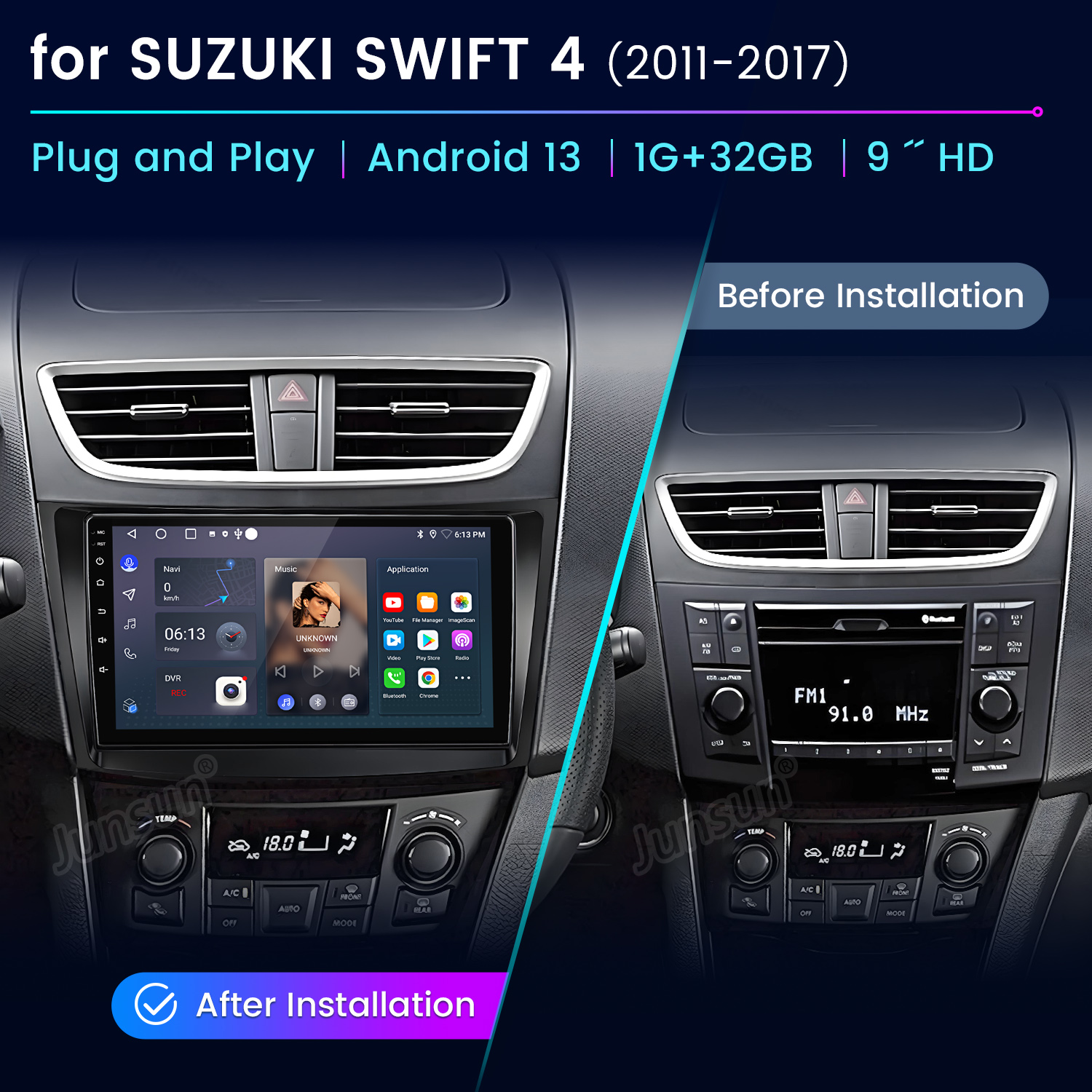 Junsun AI Voice Car Stereo Rad - Japanese Lifestyle In Hindi บทวิจารณ์และราคา