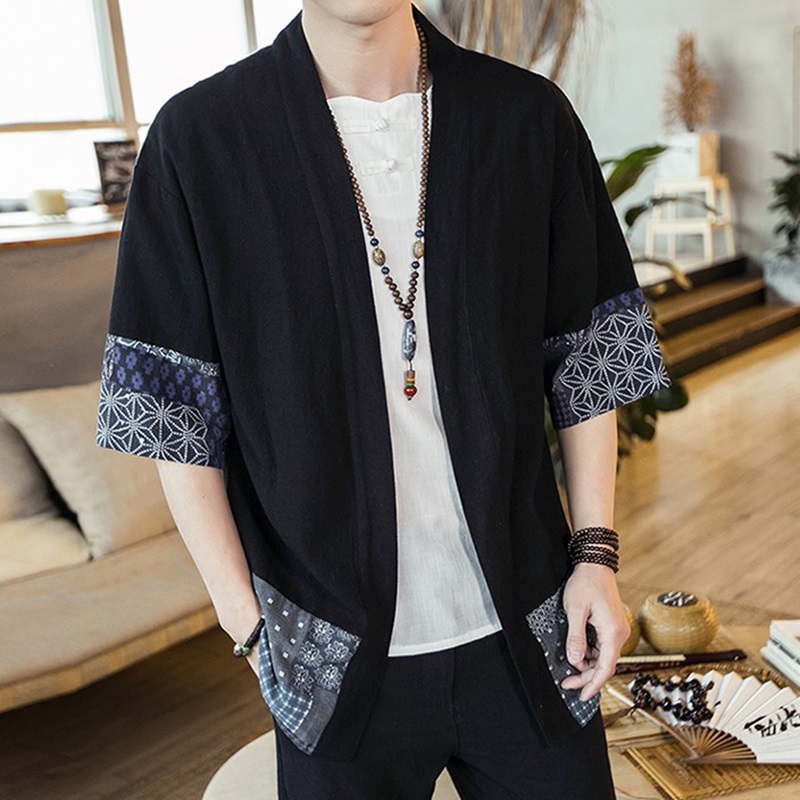 Japanese Kimono Men Cardigan S - Japanese Lifestyle บทวิจารณ์และราคา