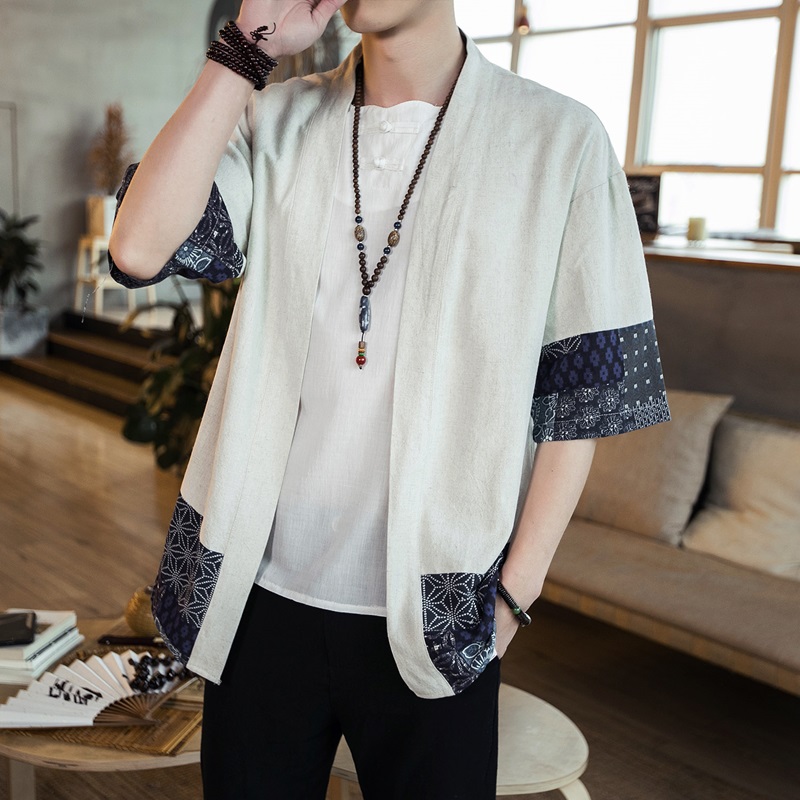 Japanese Kimono Men Cardigan S - Japanese Lifestyle บทวิจารณ์และราคา