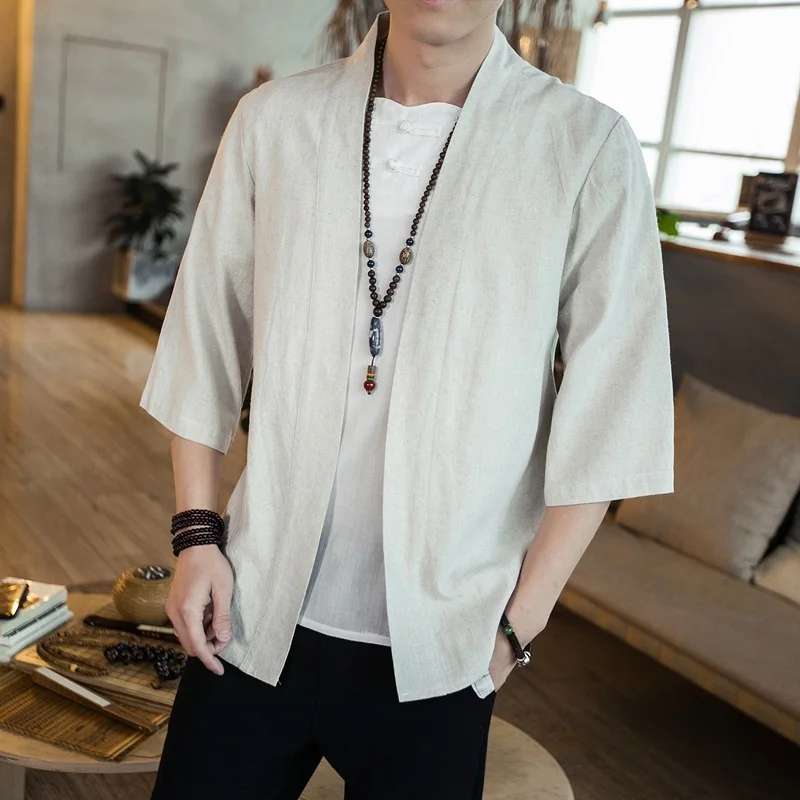 Japanese Kimono Men Cardigan S - Japanese Lifestyle บทวิจารณ์และราคา